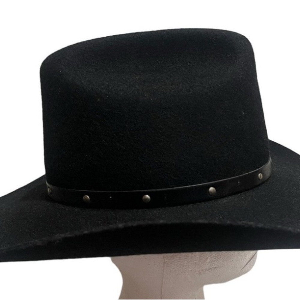 Wrangler Black Wide-Brim Wrangler Hat